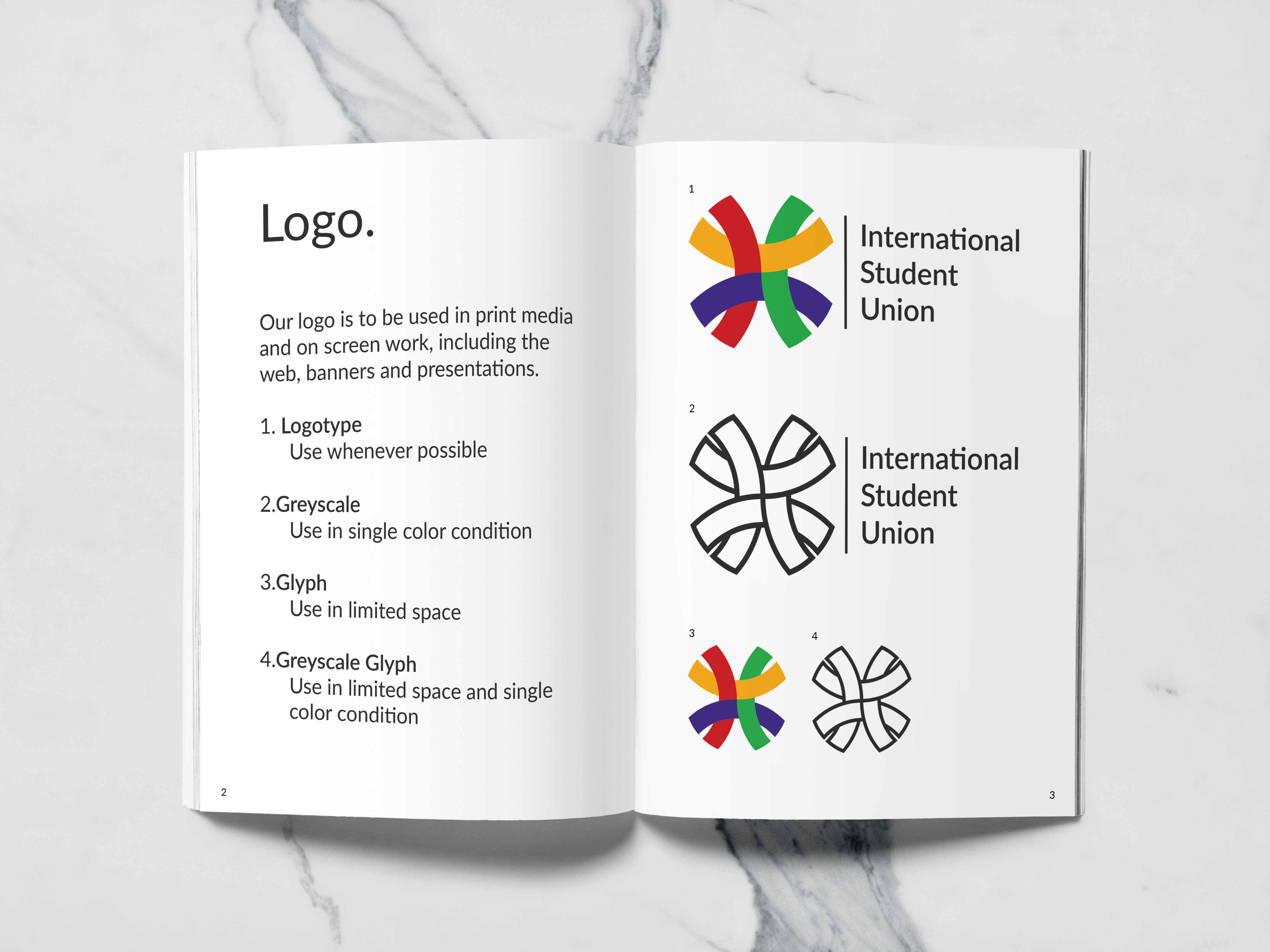 ISU Brand Book Page